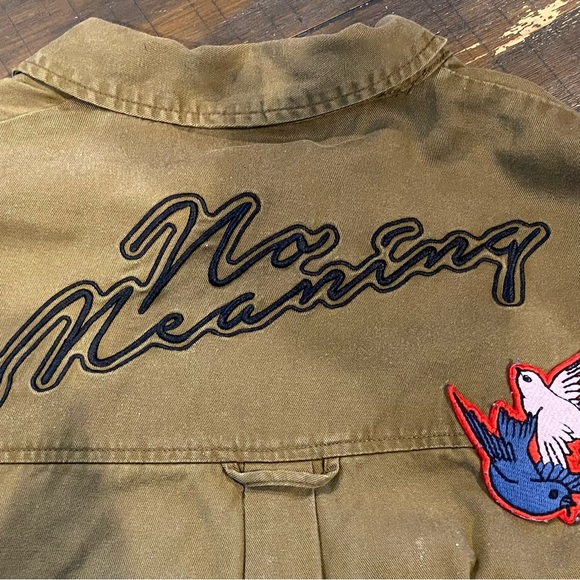 Zara Jacket/Shirt Patches Cotton/Lyocell Ladies XL - Picture 2 of 14